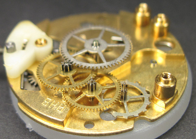 Side view of the gear train AHS 53: Side view of the gear train