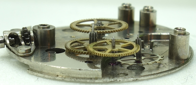 side view of the gear train AHS 75: side view of the gear train
