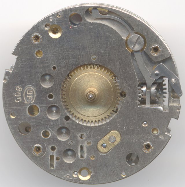 dial view of the different version Baumgartner 866: dial view of the different version