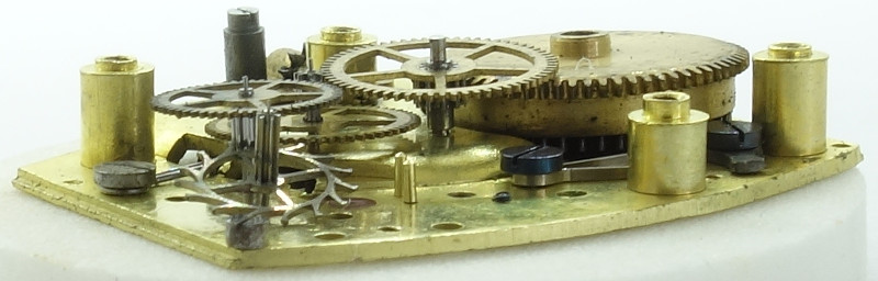 side view of the gear train Bifora 2025: side view of the gear train
