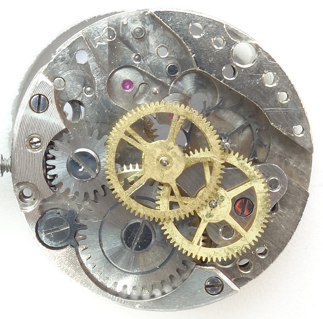 Gear train Bifora 734: Gear train