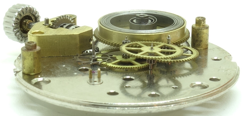 side view of the gear train Nanjing SN2: side view of the gear train