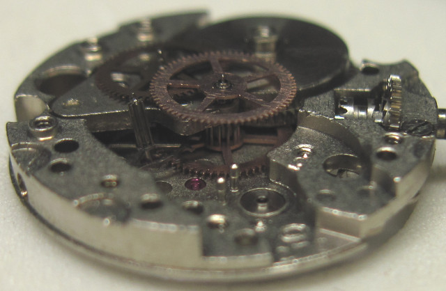side view of the gear train DuRoWe 270: side view of the gear train