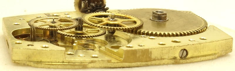 side view of the gear train DuRoWe 275: side view of the gear train