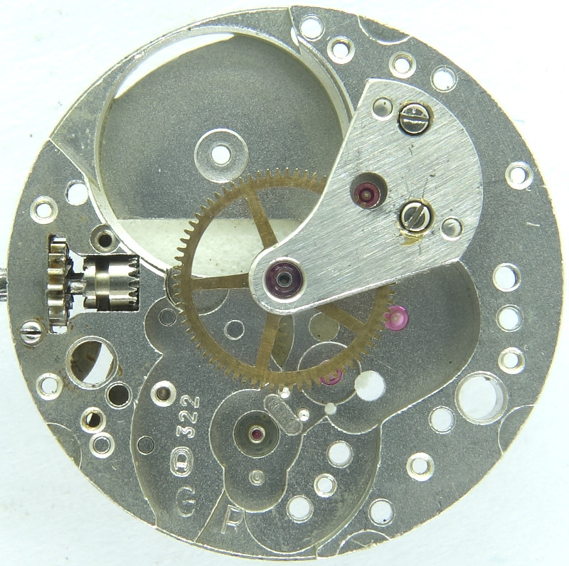 base plate with minute wheel DuRoWe 322: base plate with minute wheel