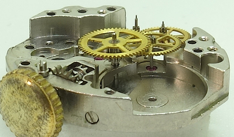 other side view of the gear train DuRoWe 72: other side view of the gear train
