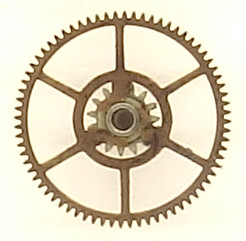 minute wheel with slipping clutch ETA 2370: minute wheel with slipping clutch