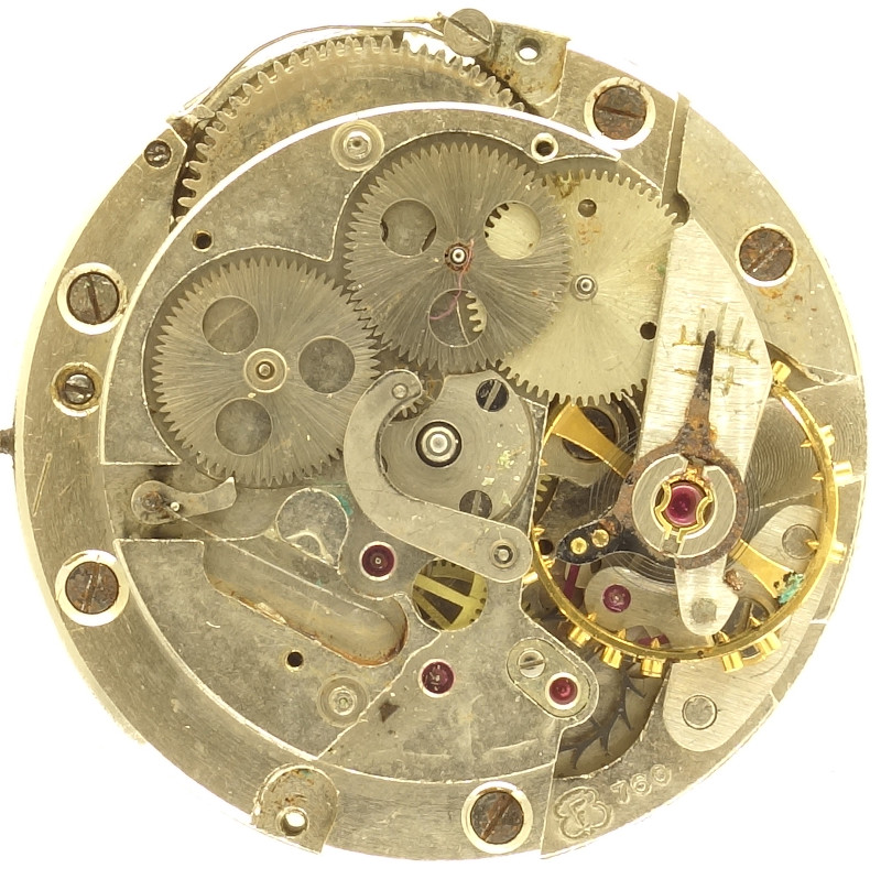 selfwinding gear train Felsa 760: selfwinding gear train