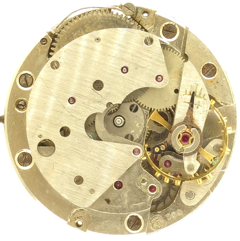 movement w/o oscillating weight Felsa 760: movement w/o oscillating weight