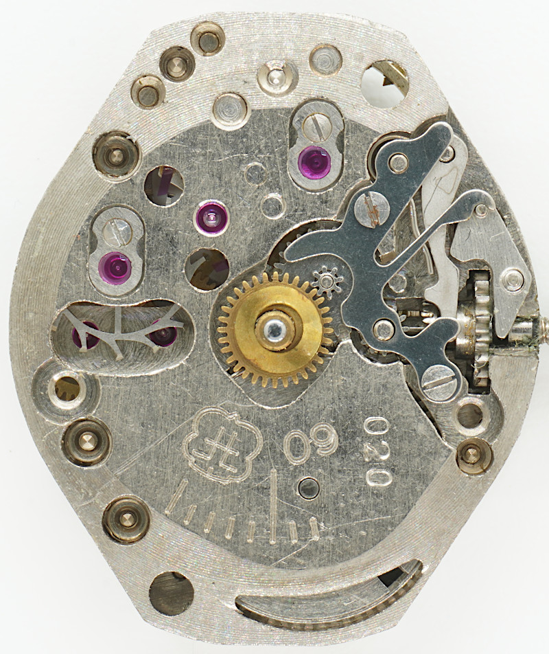 dial side of the Benrus version FHF 60: dial side of the Benrus version