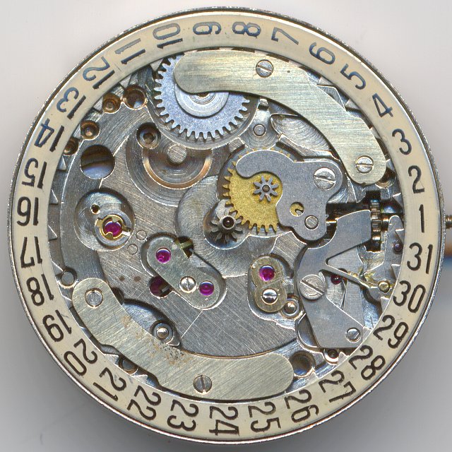 dial side view, old version HB 313: dial side view, old version