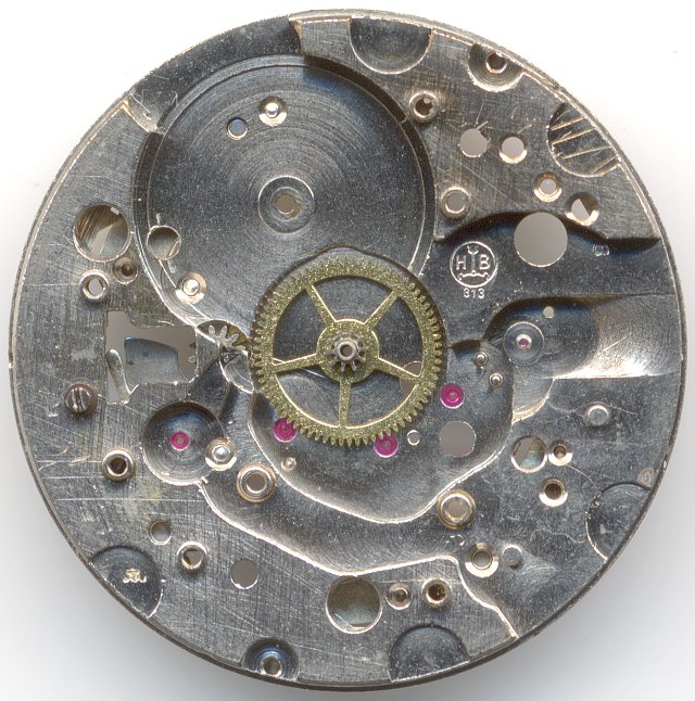 empty main plate, old version HB 313: empty main plate, old version