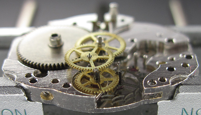 side view of the gears HB 675: side view of the gears