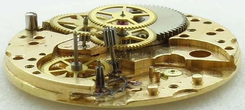 side view of the gear train Judex 46 SC (Sefea 53): side view of the gear train