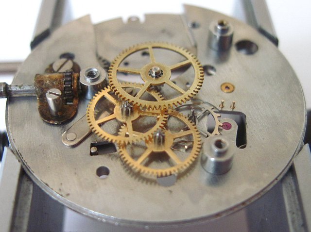 gears and trains, side view Kienzle 057/21d: gears and trains, side view