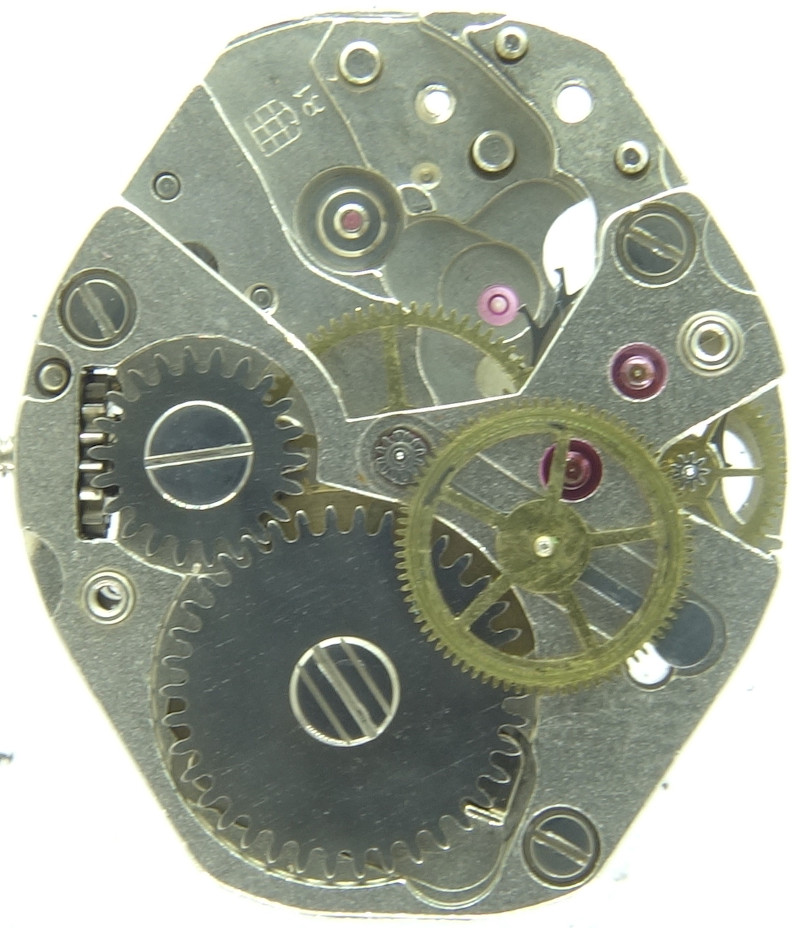 gear train with center seconds Lorsa 81: gear train with center seconds