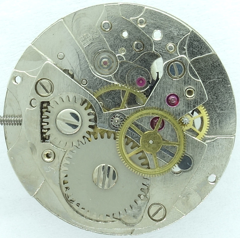 gear train with center seconds Lorsa 82: gear train with center seconds