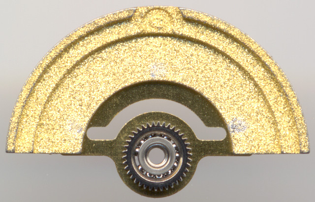 inside of the oscillating weight Miyota 6T15: inside of the oscillating weight