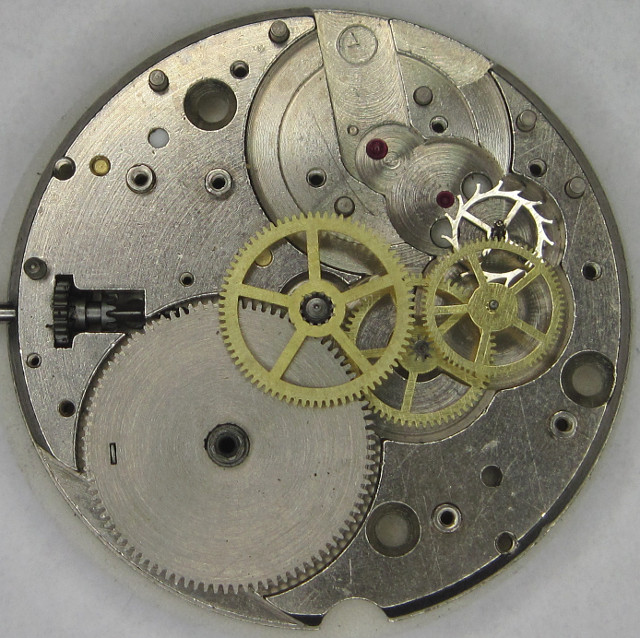 gear train Molnija 3602: gear train