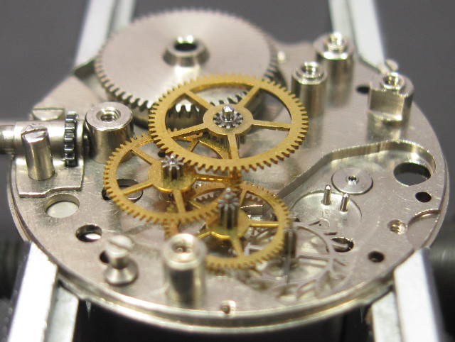 side view of the gears Osco 107: side view of the gears