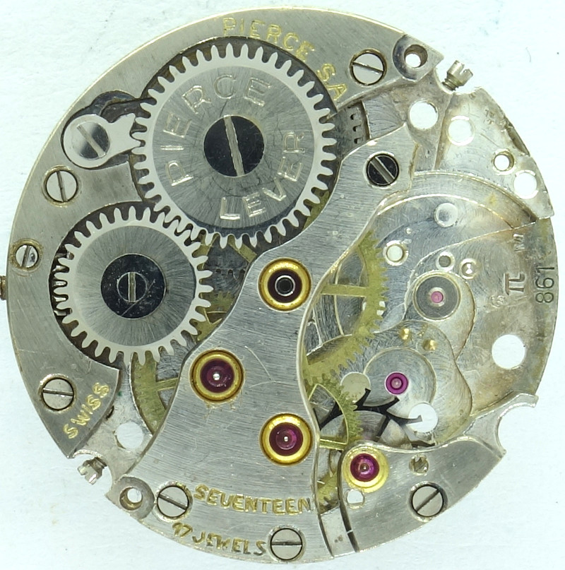 w/o center seconds Pierce 861 SC: w/o center seconds