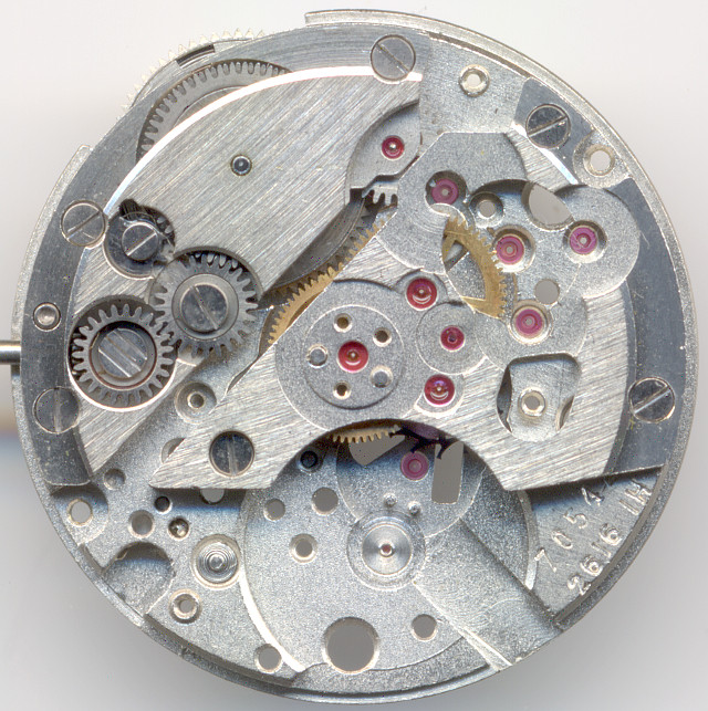 mounted bridges Poljot 2616.1H: mounted bridges