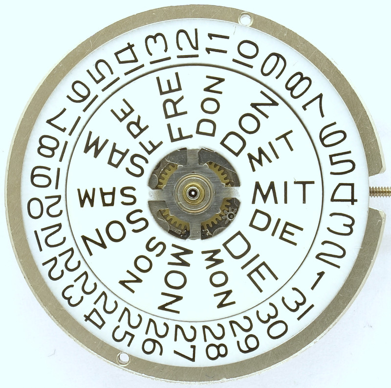 PUW 1564T: Dial side PUW 1564T: PUW 1564T: Dial side