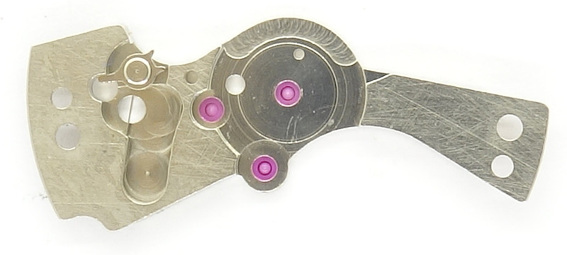 inside gear train bridge PUW 663: inside gear train bridge