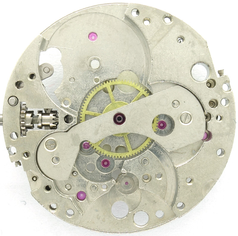 base plate with minute wheel and bridge Raketa 2614.H: base plate with minute wheel and bridge