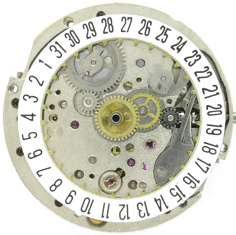 visible calendar mechanism Raketa 2614.H: visible calendar mechanism