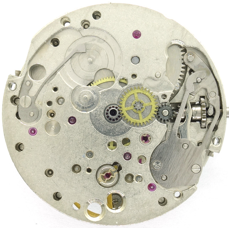 dial side without calendar mechanism Raketa 2614.H: dial side without calendar mechanism