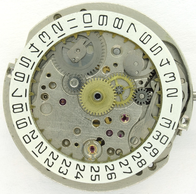 visible calendar mechanism Raketa 2627.H: visible calendar mechanism