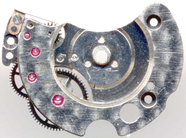 selfwinding mechanism, outer side Sea-Gull ST2503: selfwinding mechanism, outer side