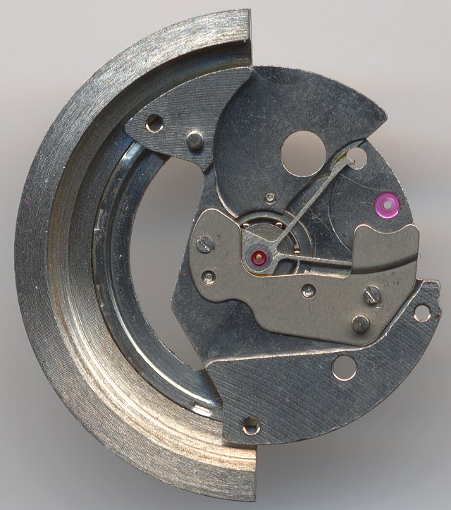 simple but genious selfwinding mechanism Seiko 6619A: simple but genious selfwinding mechanism