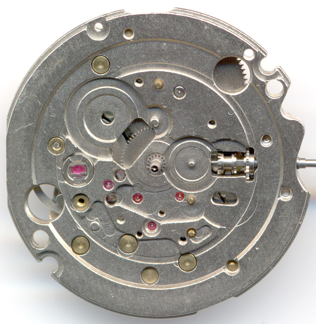 empty dial side Seiko 7S26A: empty dial side