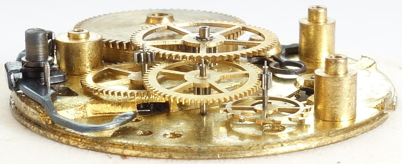 side view of the gear train Thiel Lola: side view of the gear train