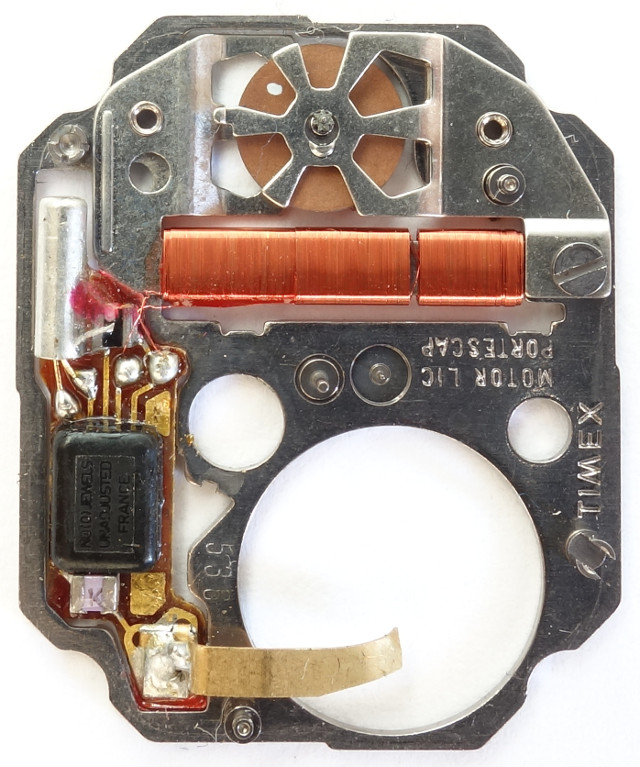 base plate without gears Timex M272: base plate without gears