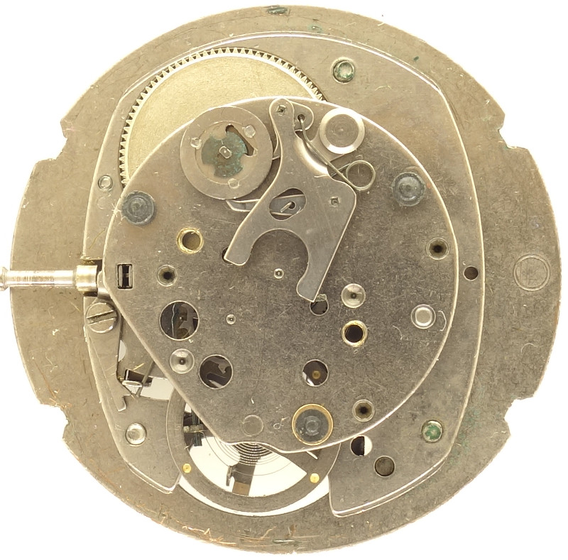 movement side without oscillating weight Timex M32: movement side without oscillating weight