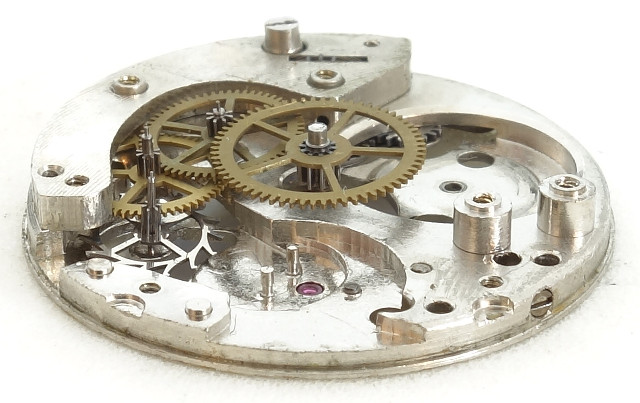 side view of the gear train UMF 39-50: side view of the gear train