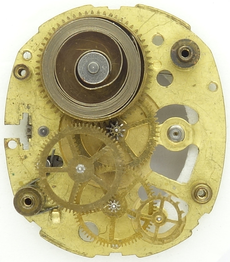 gear train Westclox W4: gear train