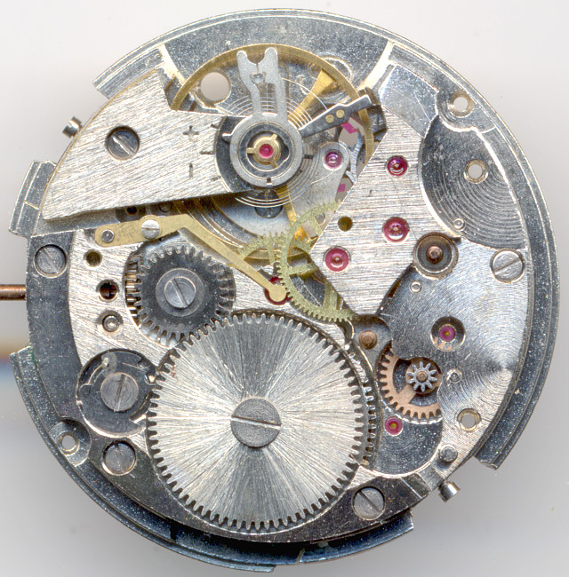 movement view without selfwinding mechanism Wostok 2416B: movement view without selfwinding mechanism