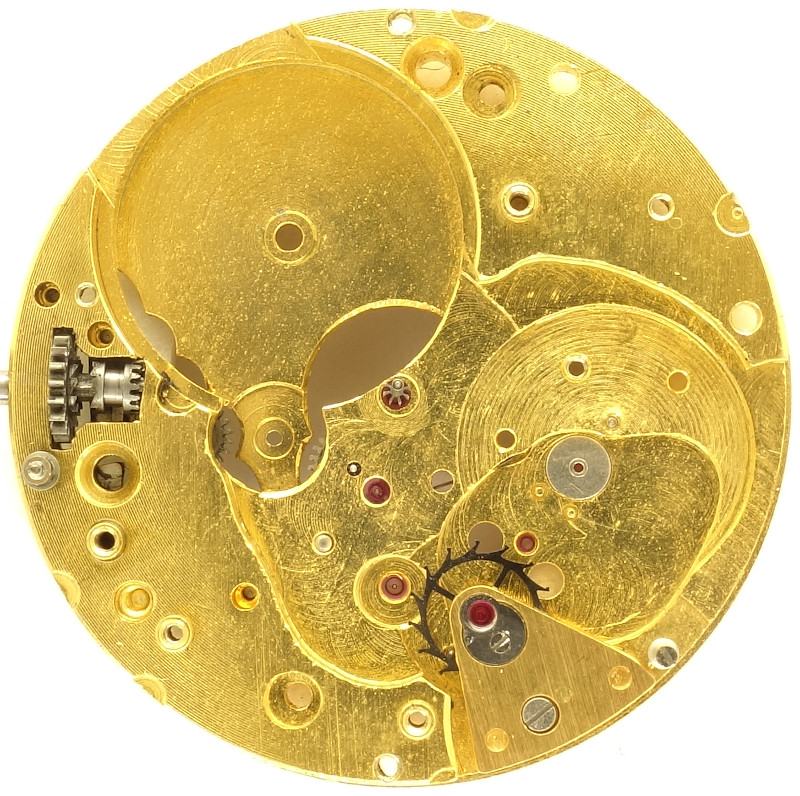 base plate with escape wheel cock Wostok 2809: base plate with escape wheel cock