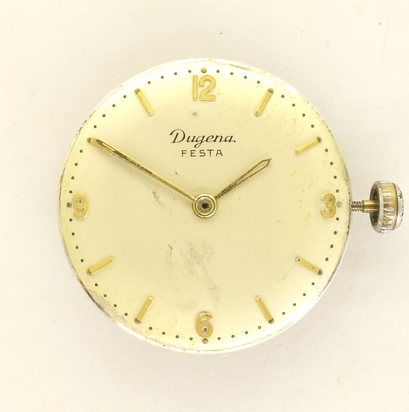 Dugena Festa gents watch (case missing) DuRoWe 1055: Dugena Festa gents watch (case missing)